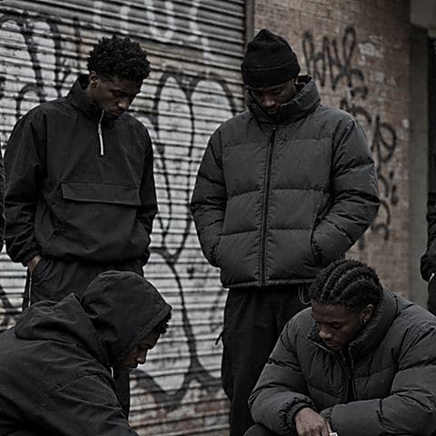 KOLD BREEZE Puffer Jacket, Black