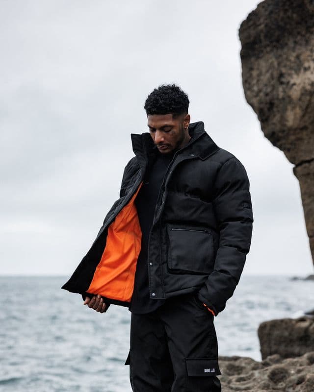 KOLD BREEZE Puffer Jacket, Black