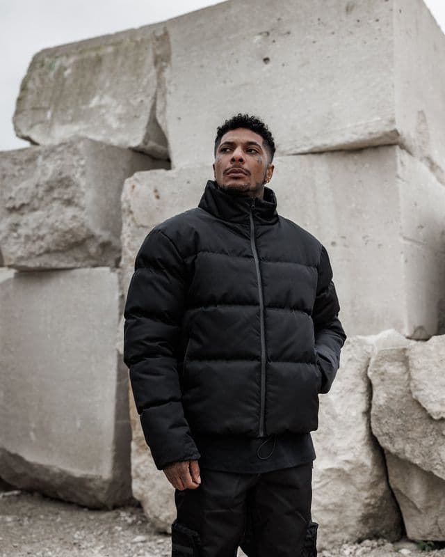 OG Cropped Puffer Jacket, Black